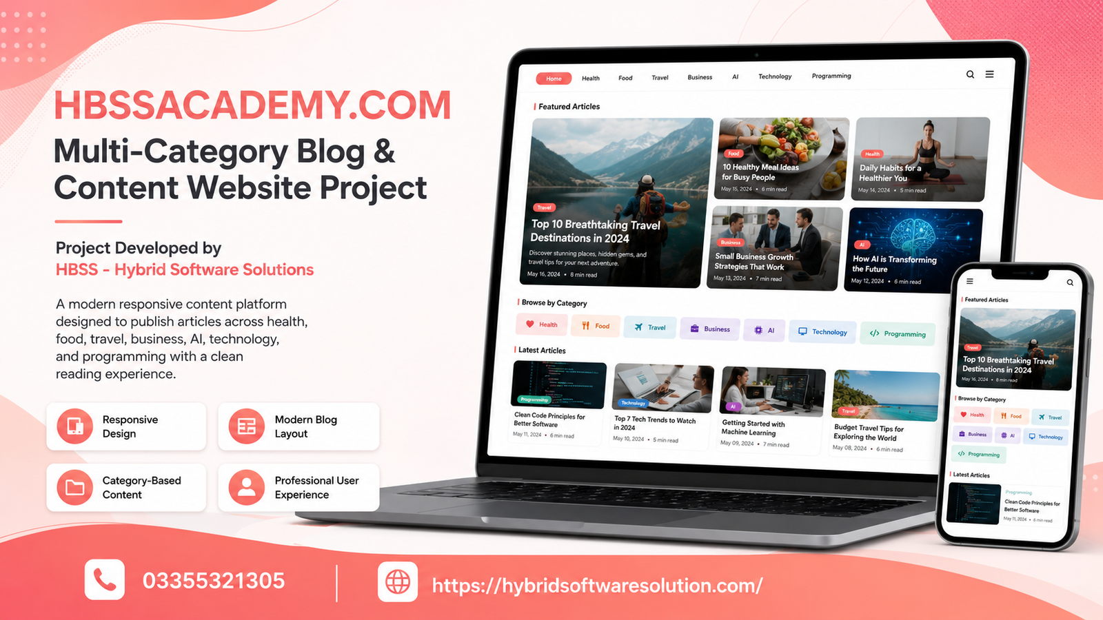 HBSS Academy portfolio image