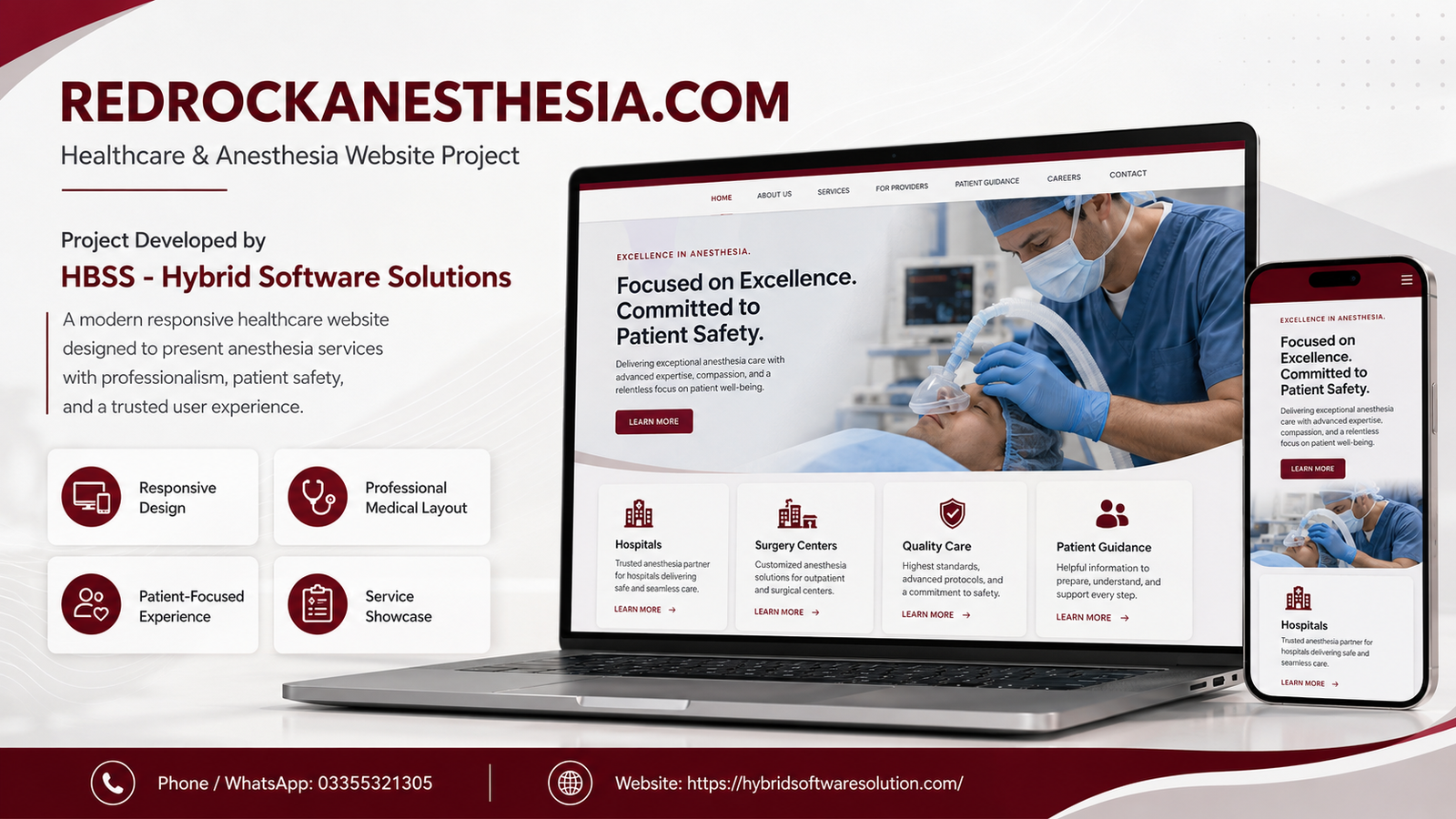 RedRock Anesthesia portfolio image